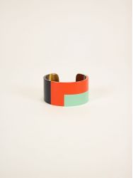 Manchette Fendoir orange vert