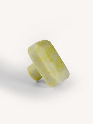 Patère diamant carré jade