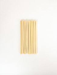 Paille en bambou (lot de 10)