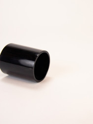Set de 6 ronds de serviette - noir