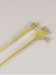 Set de 6 portes-baguettes en pierre
