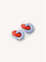 Boucles d'oreilles Cascade orange