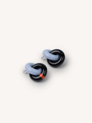 Boucles d'oreilles Cascade bleu