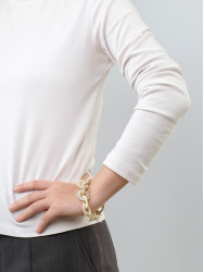 Bracelet maille Acorne