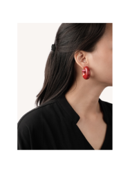 C-shape earrings - Moon