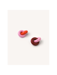 Double circle earrings - Duo