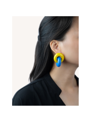 Boucles d'oreilles double rond - Duo