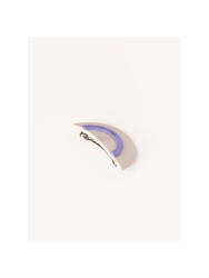 Barrette en corne blonde et laque