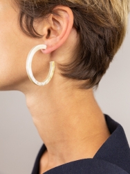Boucles d'Oreilles Ligne