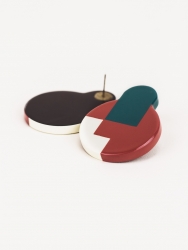 Boucles d'oreilles Crête