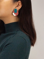 Boucles d'oreilles Crête