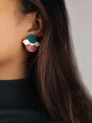 Boucles d'oreilles à clips Cnossos